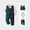 Blue, variant on New Born Clothes Baby Boy Bowtie Dress Shirt with Bowtie Vest Pants 4 Pieces Gentleman Wedding Outfit One Birthday Outfit Boy for Baby Boy 3-6 Months