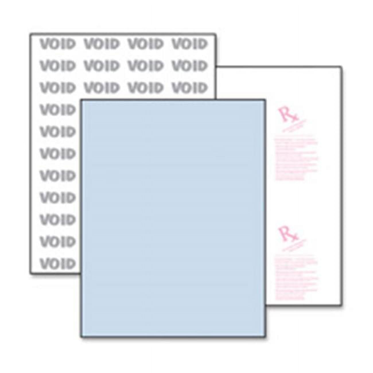 Paris Business Products PRB04545 Medical Security Paper- Advanced- 8-.50in.x11in.- 500-RM- Blue