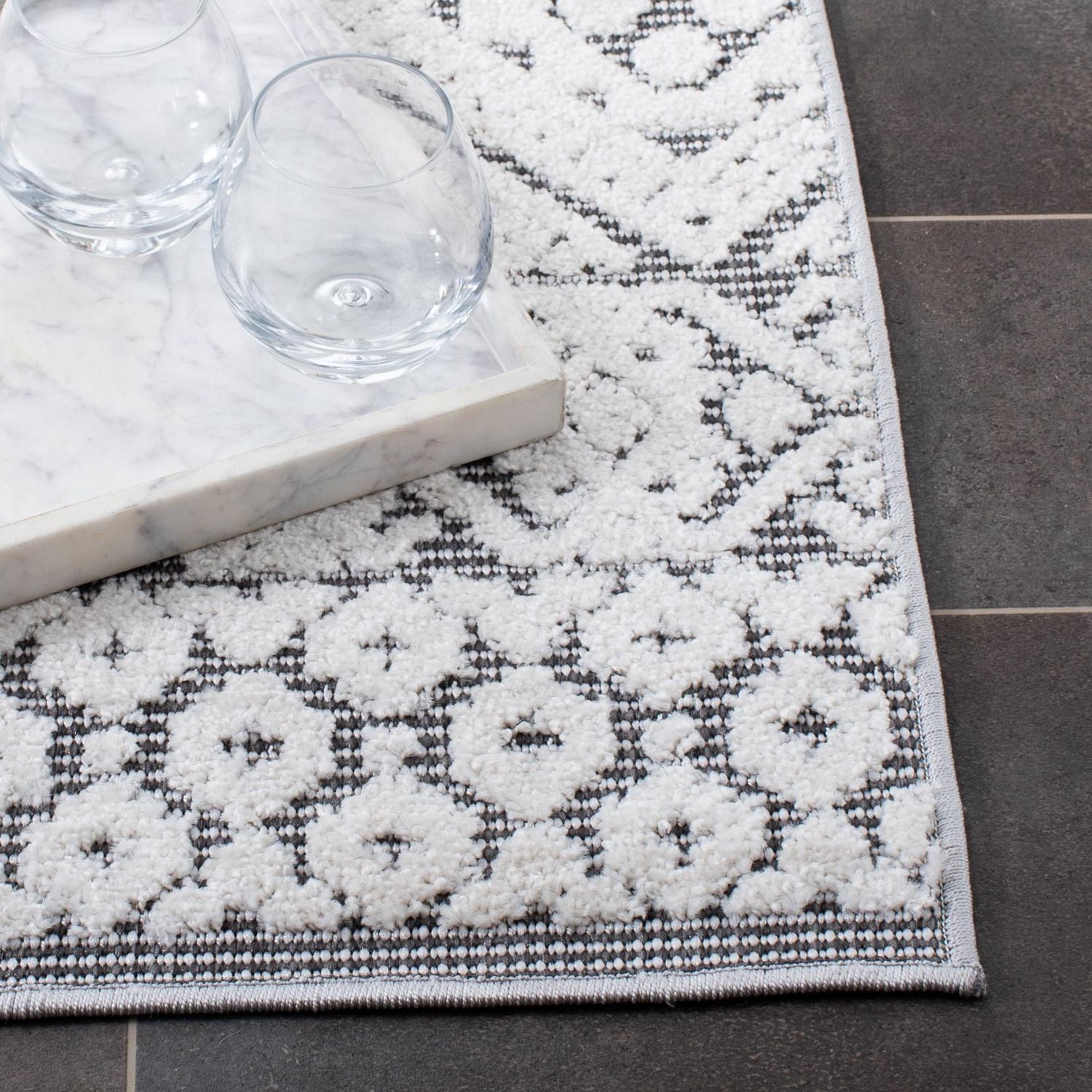 SAFAVIEH Cabana Allycia Tapis Intérieur/Extérieur Géométrique