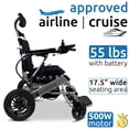 thumbnail image 4 of MAJESTIC IQ-8000 New Remote & Joystick Controlled Mobility Aid Lightweight Foldable Electric Wheelchair, 4 of 6