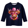 thumbnail image 4 of TZEWGL Tees For Newborn Print Round Neck Loose Short Cropped Sleeve Blouse For Baby size 13-14T, 4 of 4