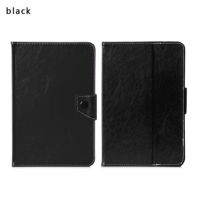 Étui Universel pour Tablette 7 8 9 10,1 Pouces à Rabat avec Support, Couverture pour iPad Samsung Huawei Lenovo Android Rigide PC Tablette, Étui de Protection Noir Universel 9 Pouces