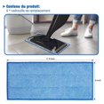 thumbnail image 5 of SMihono Organisateurs de Salle de Bain et de Garde-Robe 6 Pcs Lingettes Réutilisables pour WetJet Bois Bleu Lingettes de Recharge pour Étagère à Chaussures et Rangement, 5 of 5