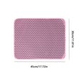 thumbnail image 3 of CNKOO  Cat Litter Mat Large  Litter Trapping Mat  Easy to Clean Litter Box Mat  Waterproof  Urine-Proof  Non-Slip Kitty Litter Mats for Floor  Grey, 3 of 5