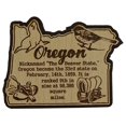 thumbnail image 2 of USA Oregon State Map Wooden Magnet Souvenir Fridge Magnet Gift, 2 of 4