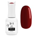 thumbnail image 1 of Looky Vernis à Ongles Gel 3-en-1, Couleur de Base, Qualité Salon, Durcissement UV LED, Longue Durée, 15ml - 369 Miracle (Rouges), 1 of 5
