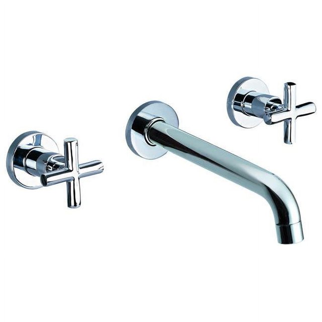 Alfi Brand AB1035-PC Robinet à Poignée Transversale Murale 8 Po - Chrome Poli