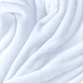 thumbnail image 4 of Bare Home Microplush Fleece Blanket - 300 GSM - Fuzzy Microfleece - Soft & Plush - Throw/Travel, Blue Mist, 4 of 5