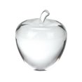 thumbnail image 1 of Presse-papiers en Cristal Solide de Pomme, 1 of 1