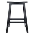 thumbnail image 4 of Winsome Satori Saddle Seat Counter Stool, Black, 4 of 6