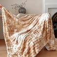 thumbnail image 1 of EGNMCR Throw Blanket, Throw Blanket for Couch Imitation Rabbits Hair Fleece Blanket Office Nap Blanket Air Conditioning Sofa Cover Blanket Student Dormitory Fleece Blanket Polyester Fiber Blanket, 1 of 6