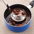 thumbnail image 3 of 2-in-1 Hot Pot Soup Ladle Stainless Steel Ladle Stainless Long Handle Spoon Skimmer Mesh Strainer Kitchen Tool, 3 of 9