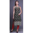 thumbnail image 2 of Bimba Kurti Droite Imprimée pour Femmes Sans Manches Tenue d'Été Kurta Tunique Grande, 2 of 5