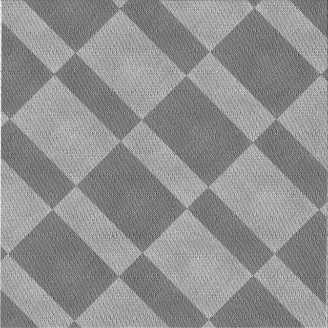 Ahgly Company Tapis d'Intérieur Lavable en Machine Carré Gris Foncé, 8 Pieds Carré