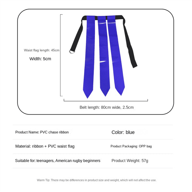 Ceinture de Football Jeunesse Touchdown Game Capture du Drapeau Streamer Drapeau de Taille