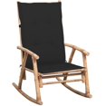thumbnail image 1 of vidaXL Chaise Berçante avec Coussin Bambou, 1 of 5