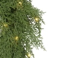 thumbnail image 4 of Holiday Time couronne de cèdre pré-éclairée de 61 cm, Vert, 4 of 6