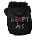 thumbnail image 1 of Adoptez-moi Strass Hoodie Noir XL (16), 1 of 1