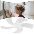 thumbnail image 2 of 16 Inch Household Plastic Fan Blade Five Leaves with Nut Cover for Pedestal, 2 of 5