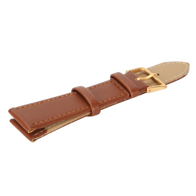 Ymiko Watch Strap,Unisex Universal Pin Buckle Watch Band PU Leather Replacement Watch Strap Accessory Brown,Pin Buckle Watch Band
