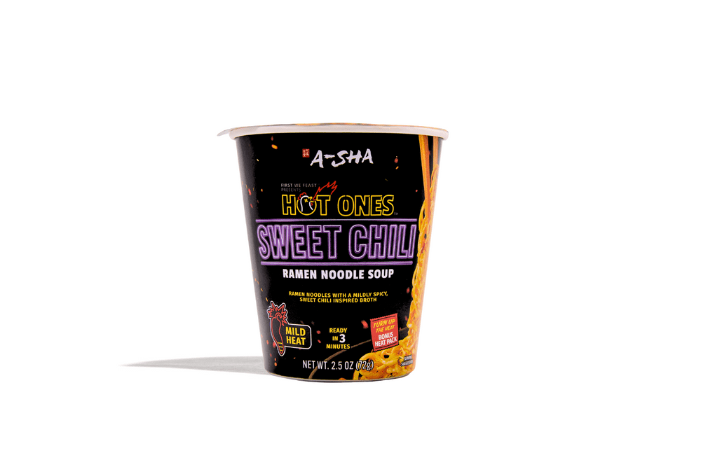 A-Sha x Hot Ones Sweet Chili Ramen Noodle Soup