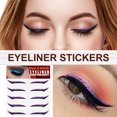 thumbnail image 4 of Lubelski 5Pairs Eyelid Sticker Self-adhesive Stylish PVC Ladies Girls Eyeliner Sticker for Party, 4 of 7