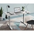 thumbnail image 3 of Uplite Electric Sit Stand Desk Frame - White, 3 of 5