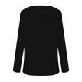 thumbnail image 4 of Womens Long Sleeve V Neck T Shirts 2025 Casual Basic Ribbed Knit Tops Lightweight Stretch Pullover Sweater Shirts, 4 of 5
