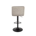 thumbnail image 2 of Bronte Living Leatherette Bar Stool with Adjustable Height, 360 Swivel Design, Comfortable Mid-Backrest, Pedestal Base with Footrest for Kitchen, Pub - Series Clementine - Set of 2, 2 of 7