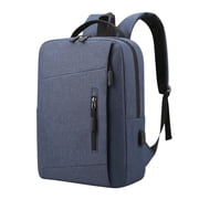 TopLLC Men Backpack 15.6 In USB Charging Laptop Computer Bag Casual Business