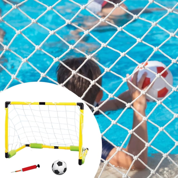 Set De Buts De Football Flottants Pour Piscine – 2 Buts + 2 Ballons + Pompe, Jeu Aquatique été, Dimensions 47x36,5 Cm
