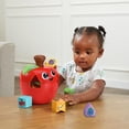 thumbnail image 4 of LeapFrog® Spin & Change Apple Shape Sorter™ With 85% Reclaimed Plastic - English Version, 4 of 9