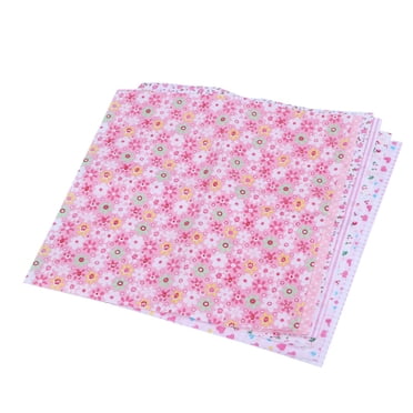 2 Bags Printed Pure Cotton Sewing Quilting Fabrics for DIY Hand Made Cloth