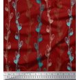 thumbnail image 1 of Soimoi Cotton Poplin Fabric Clover Flower Fabric Prints By Yard 42 Inch Wide, 1 of 1