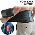 thumbnail image 1 of Magnetic Back Support Brace Belt Lumbar Lower Waist Double Adjust Pain Relief, 1 of 5