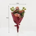 thumbnail image 3 of Lerman Decor Pink rose bouquet, 3 of 5