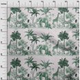thumbnail image 3 of oneOone Cotton Poplin Green Fabric Tropical Sewing Craft Projects Fabric Prints By Yard 56 Inch Wide, 3 of 4