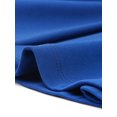 thumbnail image 5 of INSPIRE CHIC Blouse à Encolure Carrée pour Femme, Boutons devant, Basque, Tricot, Manches Longues, Bleu Royal, G, 5 of 5