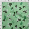 thumbnail image 4 of oneOone Viscose Chiffon Sea Green Fabric Abstracts Sewing Craft Projects Fabric Prints By Yard 42 Inch Wide, 4 of 5