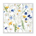 thumbnail image 1 of Designart Fleurs sauvages Camomille et Clover Bell II ART MURAL À CADRE FLOTTÉ, 1 of 4
