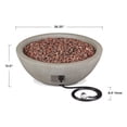 thumbnail image 5 of Riverside Propane Fire Bowl in Glacier Gray with Natural Gas Conversion kit, 5 of 5