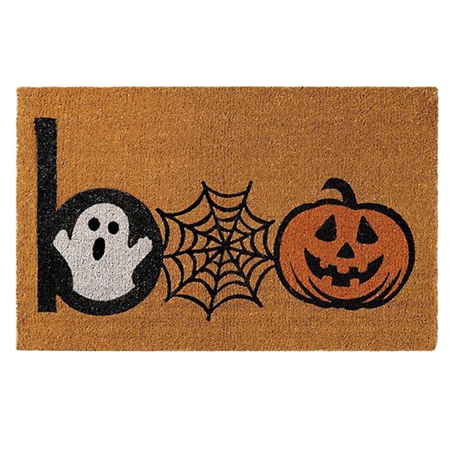WIFKLSIIPG Halloween Doormat Blanket Welcome Home front Door Decorations Halloween Decor