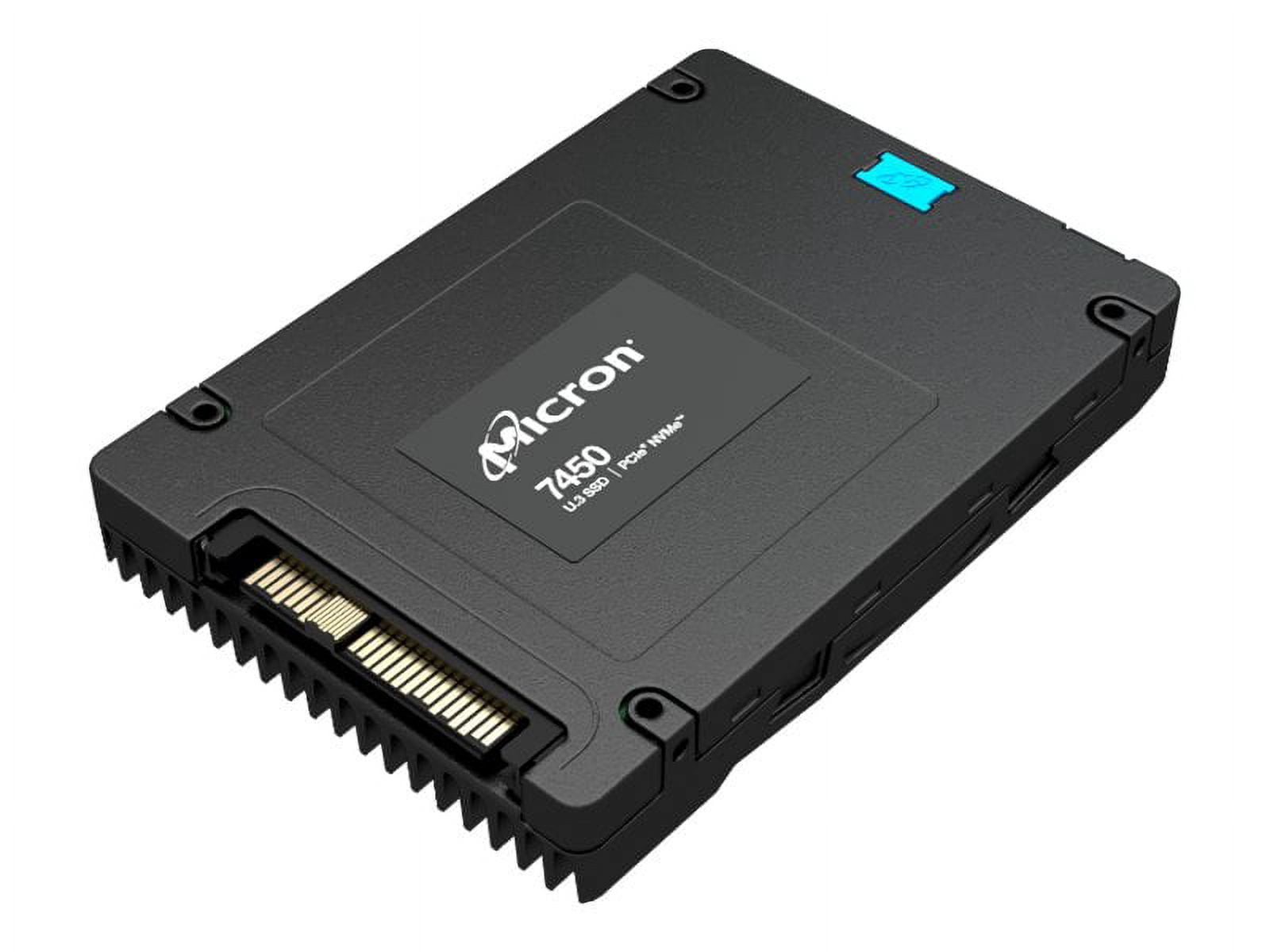 Micron 7450 MAX - SSD - 6,4 To - Interne - 2,5 Pouces - U.3 PCIe 4.0 (NVMe)