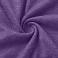 thumbnail image 3 of Womens Versatile Shorts Casual Pleated Hem Wide Leg Elastic Waist Drawstring Short Solid Color Loose Comfy Pants, 3 of 6