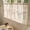 Beige, variant on Fridja Home Essentials Valance Curtains for Kitchen Window Light Blocking Short Rod Pocket Curtain Panels for Small Window Bathroom Basement