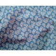 thumbnail image 4 of oneOone Polyester Spandex Medium Blue Fabric Florals Craft Projects Decor Fabric Printed By The Yard 56 Inch Wide-NA, 4 of 4