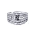thumbnail image 2 of Ensemble de Montage de Fiançailles Diamant 1/2ct Or Blanc 14K, 2 of 4