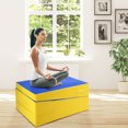 thumbnail image 4 of Costway Folding Incline Mat Slope Cheese Gym Exercise Aerobics Tumbling Wedge, 4 of 10