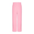 thumbnail image 4 of Girls Slim Velvet Pants - Winter Warmth with Elastic Waist and Side Pockets, 4 of 8