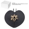 thumbnail image 3 of Iron Napkin Holder, Leaf Shaped Modern Table Decorative Flat Holder with Weighted Arm for Home, Restaurant, Wedding, 3 of 7